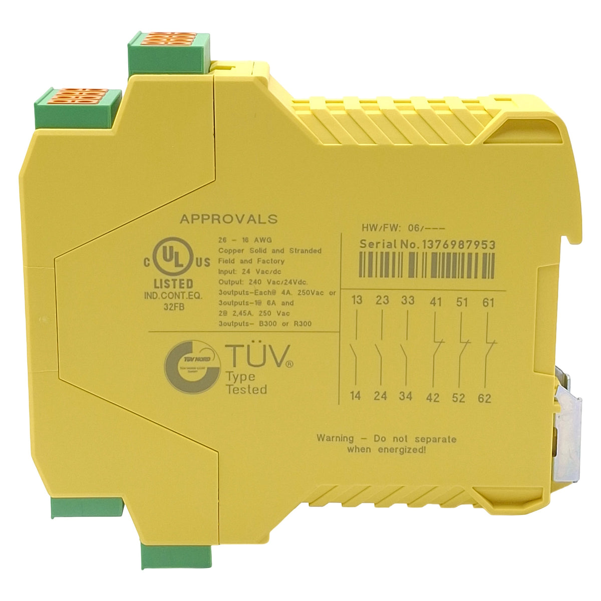 New Phoenix Contact PSR-SPP-24UC/URM/3X1/3X2 Coupling Relay, 3NO/NC, 24VAC/DC In