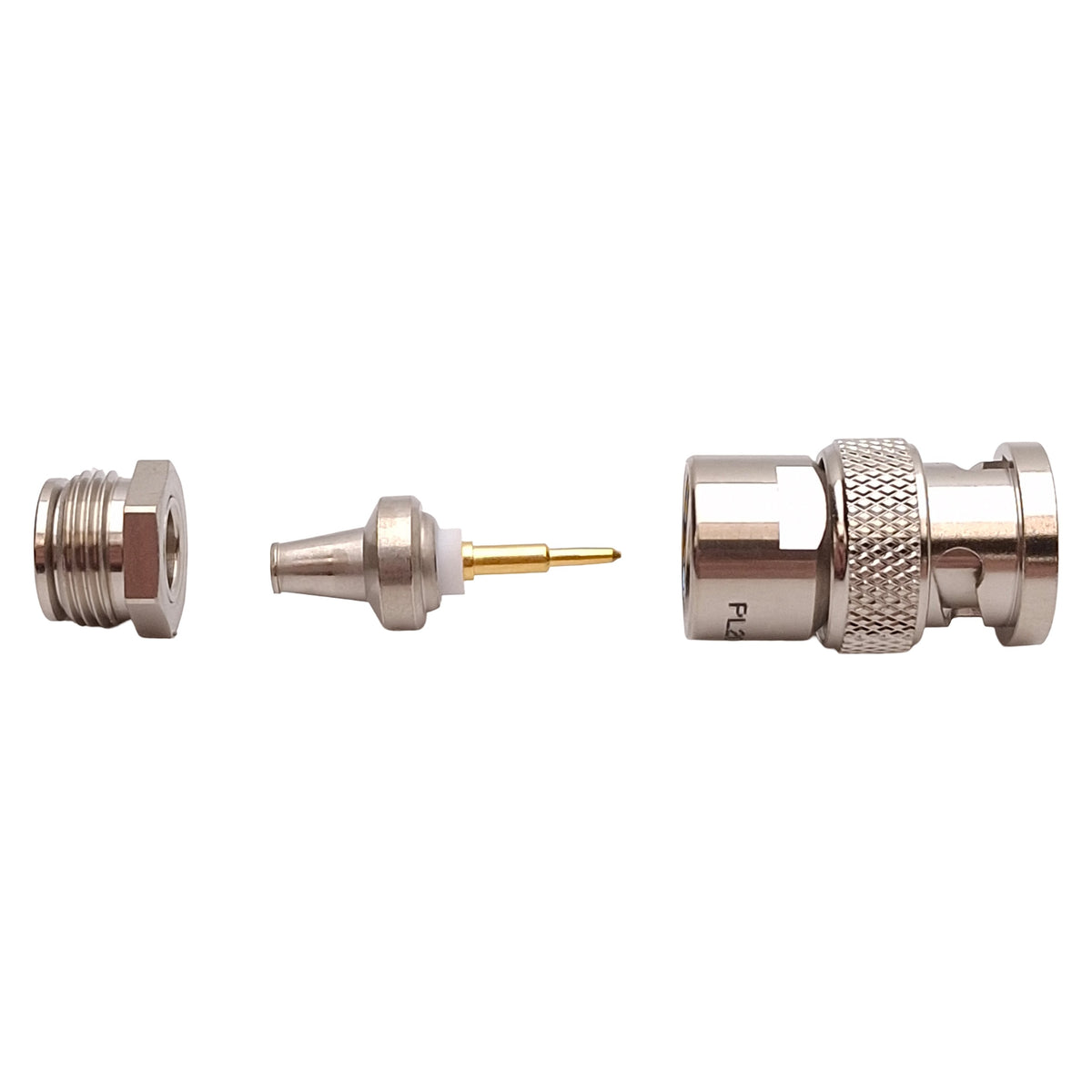 New Cinch PL20-1 Trompeter BNC Plug, 50 Ohm, 500VAC, 4GHz, Wrench Crimp, RG58