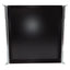 Used Hammond RSUS1918BK1 Sliding Adjustable Depth Steel Rack Shelf, 18in, 130lbs