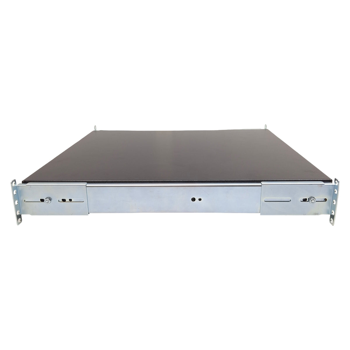 Used Hammond RSUS1918BK1 Sliding Adjustable Depth Steel Rack Shelf, 18in, 130lbs