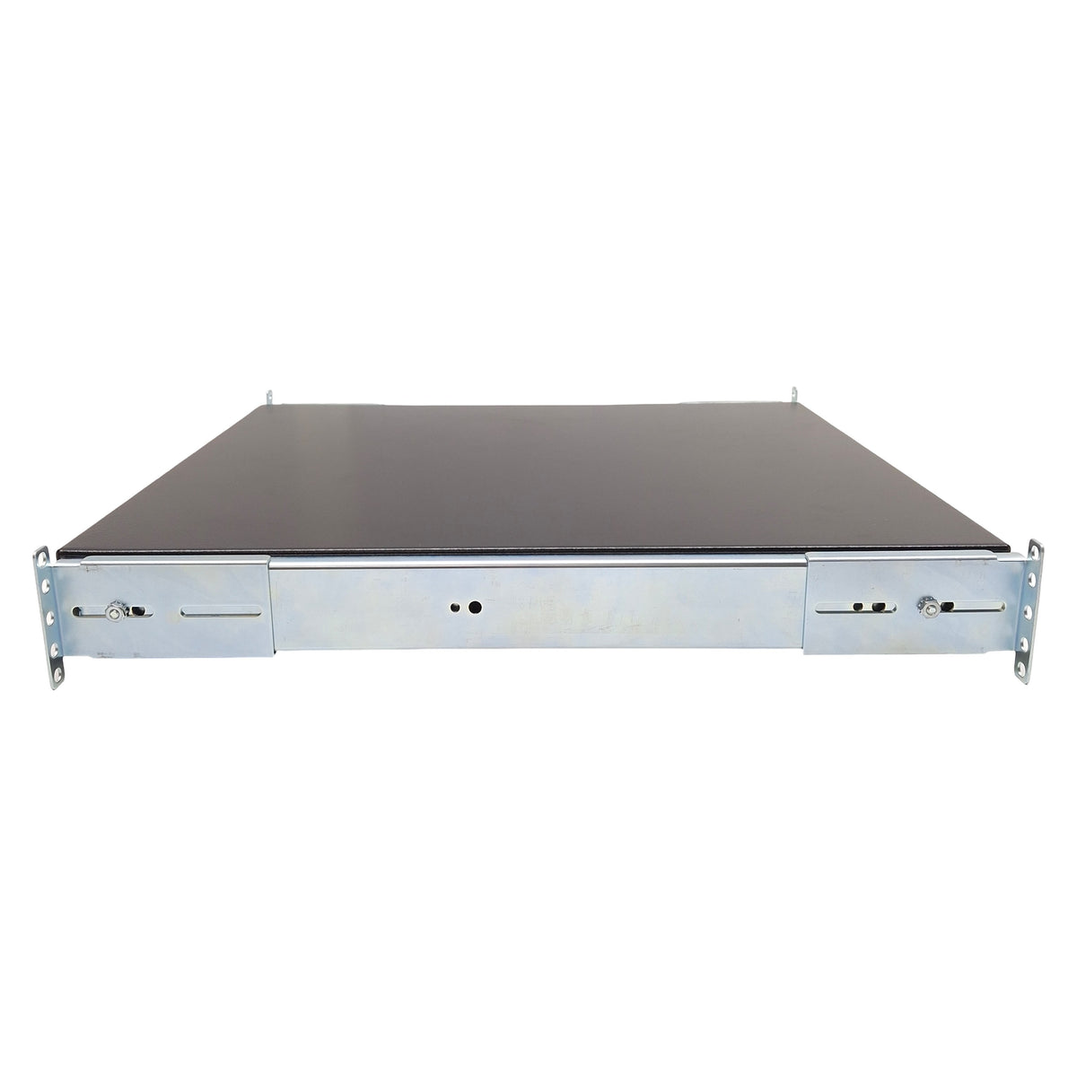 Used Hammond RSUS1918BK1 Sliding Adjustable Depth Steel Rack Shelf, 18in, 130lbs