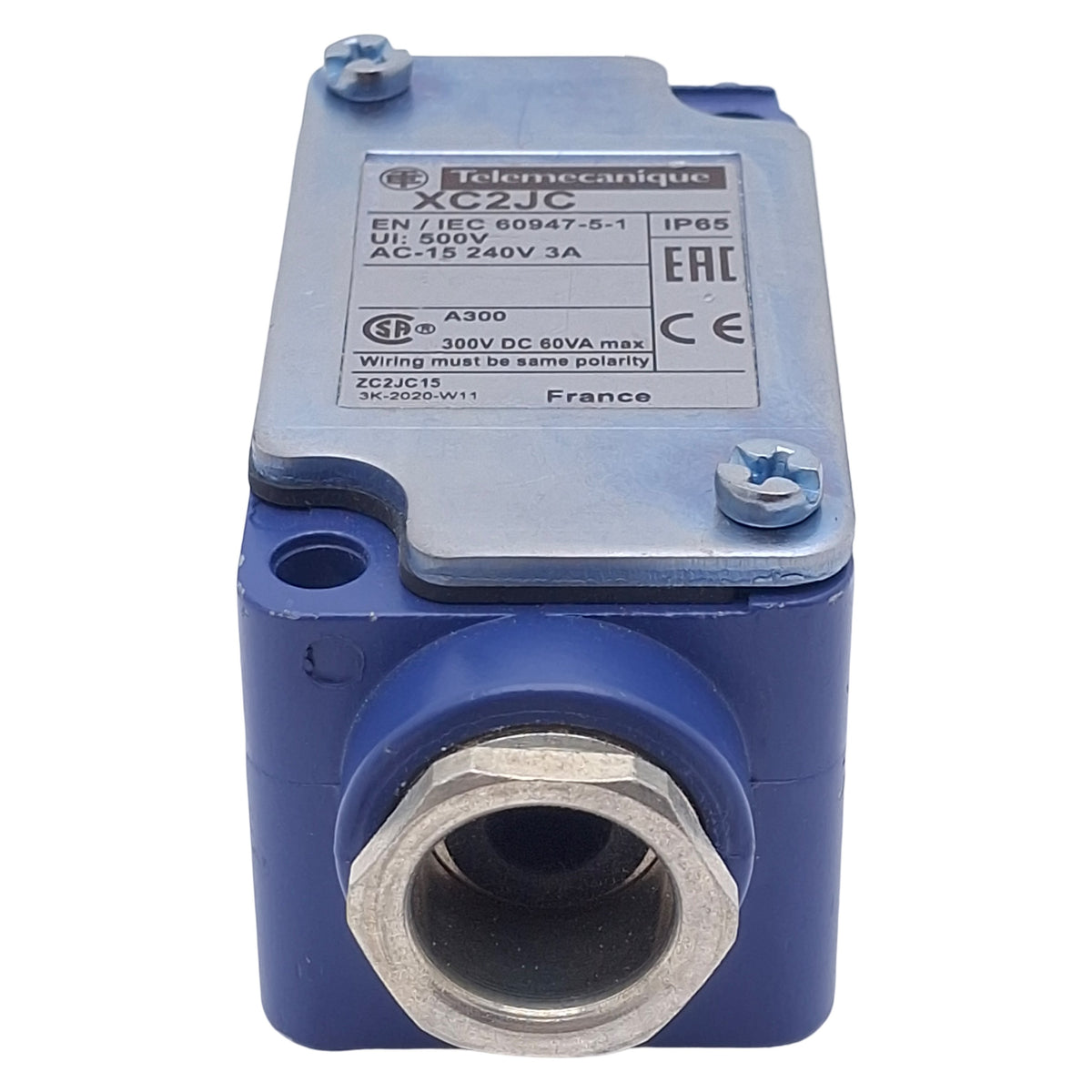 Used Telemecanique ZC2JC1 XC2JC Limit Switch Body, 1C/O SPDT, 3A 240VAC, 20-14AWG