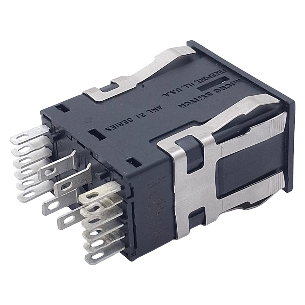 New – Open box Honeywell AML21GBA2CC Dual-Lamp Pushbutton Switch, 4PDT, 3A 125VAC/24VDC
