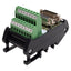 New – Open box Cabur XISD15FM Interface Module, 15-Position Terminal, DB15 Male & Female