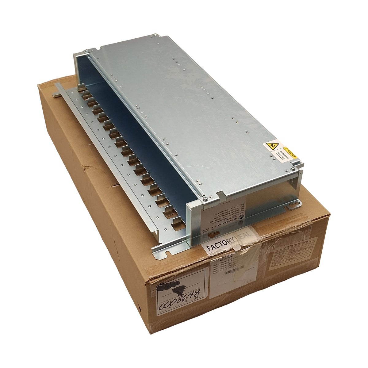 New – Open box Allen Bradley 1492-MUA4-A17 PLC Conversion Mount, For 1771-A4B to 1756-A13/A17