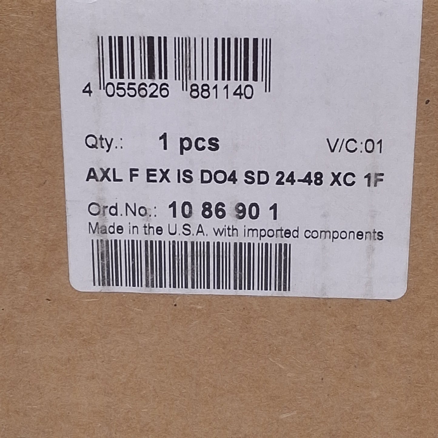 Used Phoenix Contact AXL F EX IS DO4 SD 24-48 XC 1F Axioline F Digital Output Module