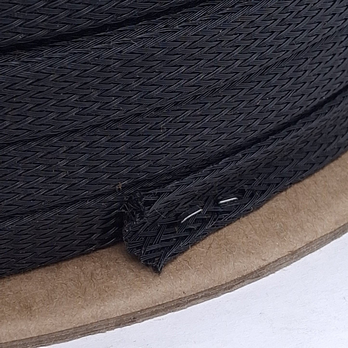 New Techflex PTN0.50BK Black Braided Cable Sleeving, ø1/2in ID, 500ft Length