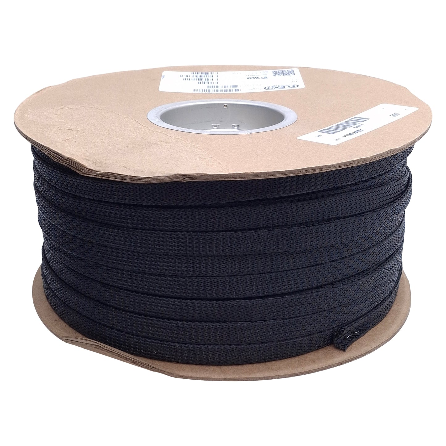 New Techflex PTN0.50BK Black Braided Cable Sleeving, ø1/2in ID, 500ft Length