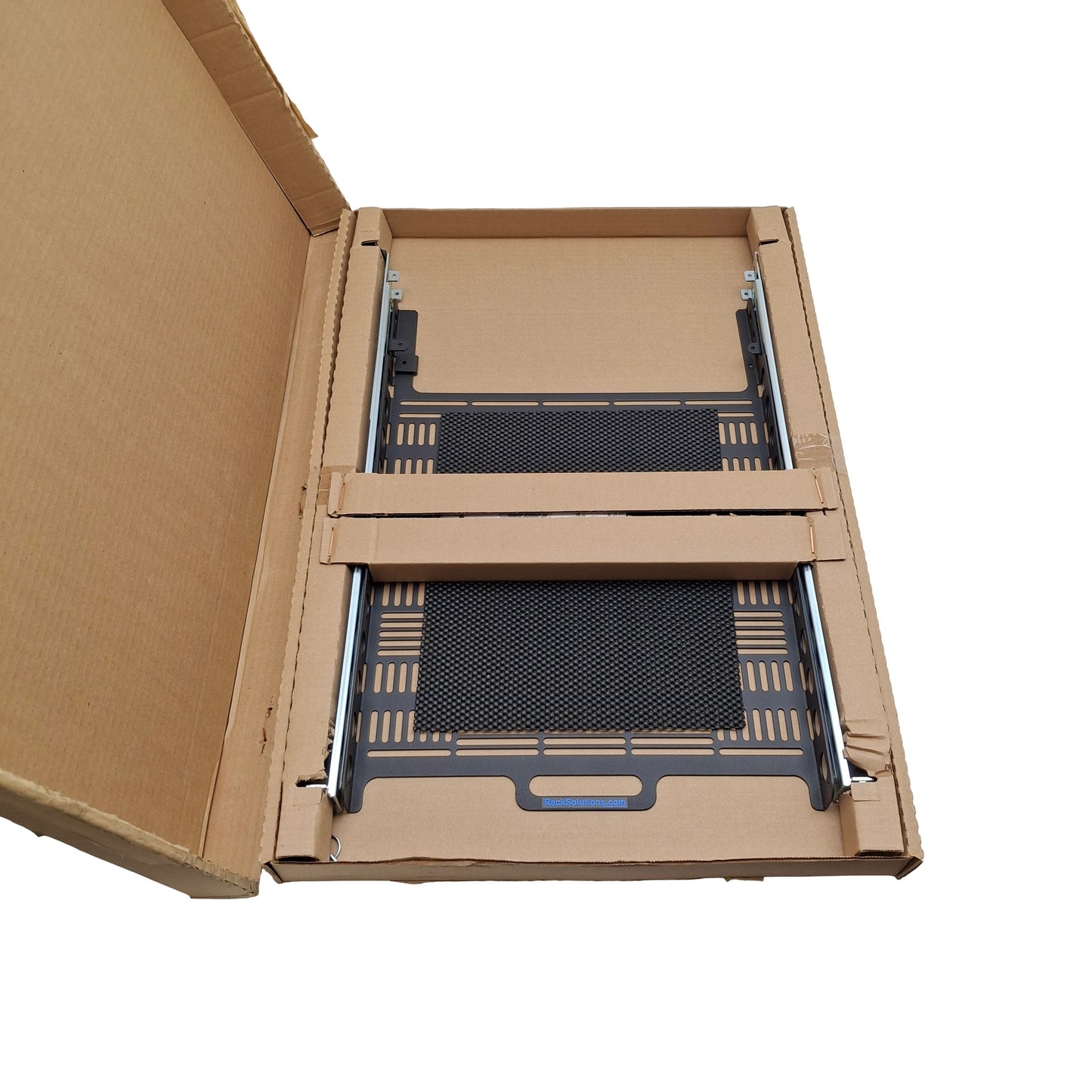 New Rack Solutions 1USHL-112 Dry Sliding Computer Shelf, 1U Size, 45lbs Capacity