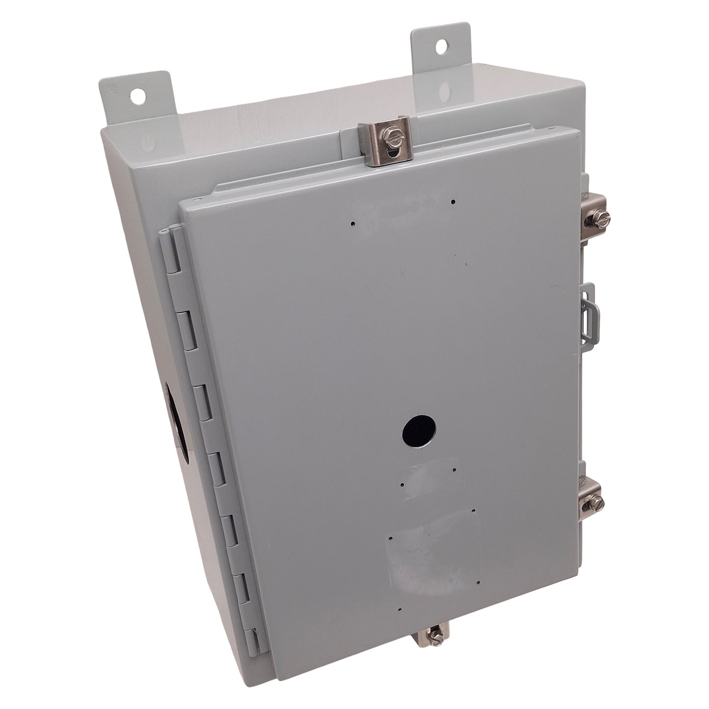 Used Hoffman A16H12ALP Mild Steel Hinge Enclosure w/Data Pocket, 16in x 12in x 6in