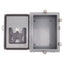 Used Hoffman A16H12ALP Mild Steel Hinge Enclosure w/Data Pocket, 16in x 12in x 6in