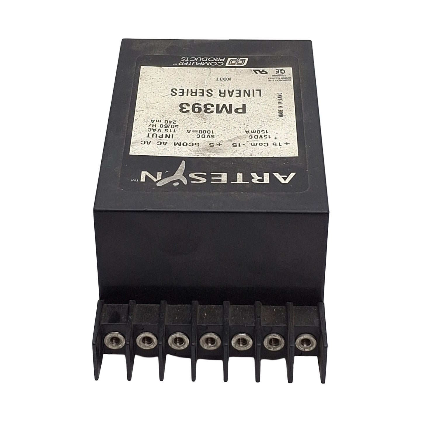 Used Computer Products PM393 Artesyn Power Supply, 115VAC In, +15VDC / -15VDC / +5VDC