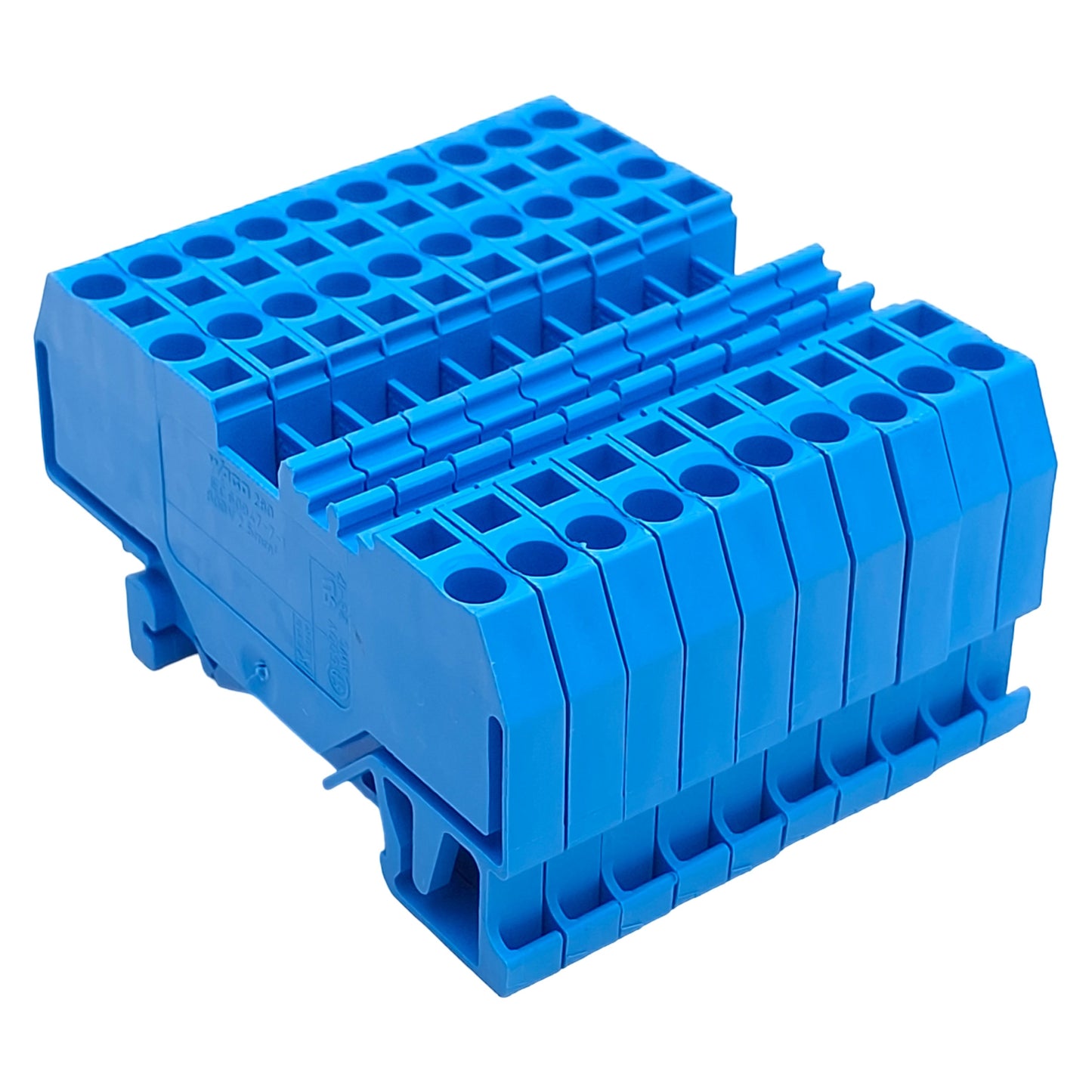 New – Open box Lot of 10 Wago 280-684 3-Conductor Terminal Block 800V 24A 1-Level, 1-Potential