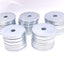 New Lot of 50 Fabory 22UF55 Flat Washers, 3in OD, 0.563in ID, for 1/2in Screw Size