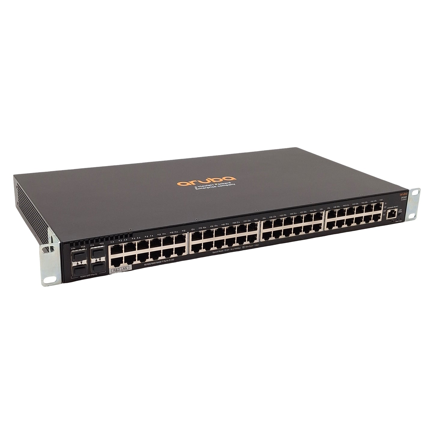 Used HP JL260A 2930F Aruba Gigabit Managed Ethernet Switch, 48x RJ45 & 4x SFP Ports