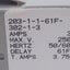 Used Airpax 203-1-1-61F-302-1-3 Circuit Breaker, 1-Pole, 3A 250VAC Max, Snap-In Mount