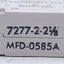 Used Lot of 2 Klixon 7277-2-2 1/2 Circuit Breaker Single-Phase, 2.5A, 30VDC/120VAC