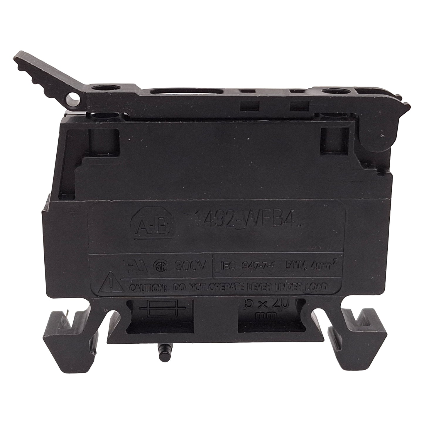 Used Lot of 20 Allen Bradley 1492-WFB4 Fuse Terminal Block, Non-Indicating, 5x20mm