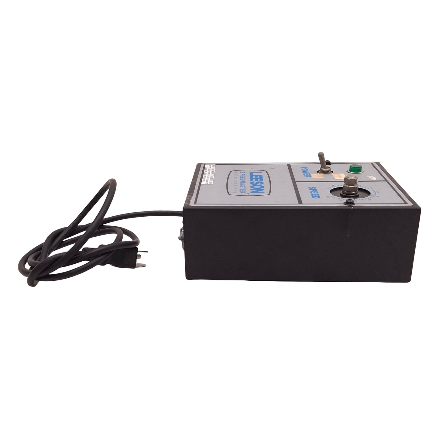 Used Leeson 174307.00 Speedmaster Motor Control 0-90/180VDC Out, 115/230VAC *No Knob*