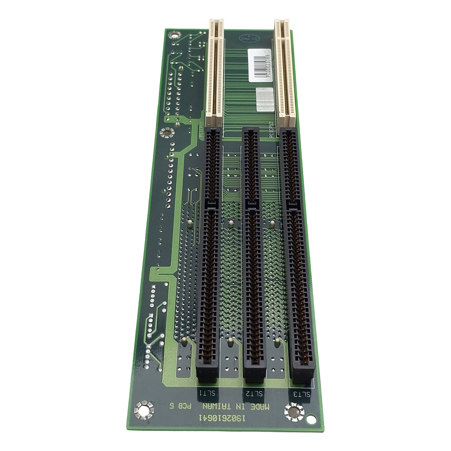 Used Advantech PCA610P3V RevA202 Passive Backplane 3x 32-bit PCI & ISA, 2x PICMG, 2U