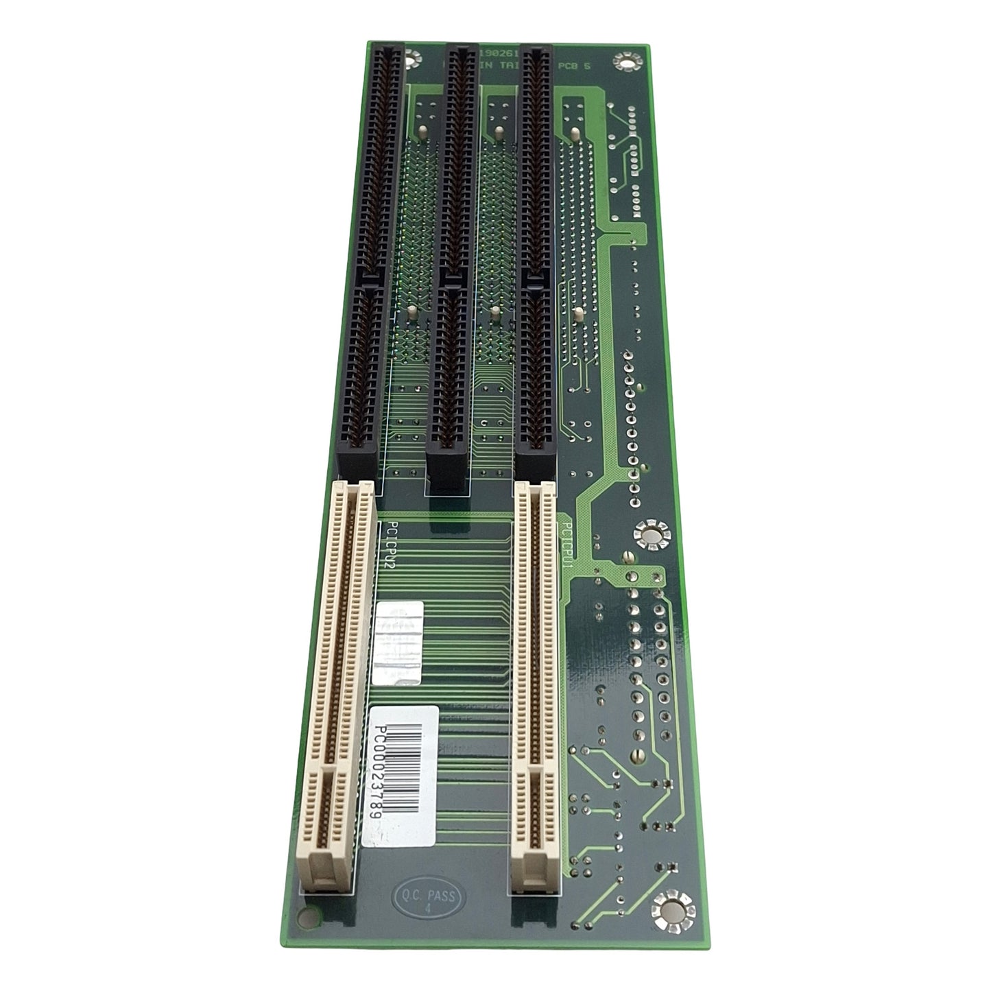 Used Advantech PCA610P3V RevA202 Passive Backplane 3x 32-bit PCI & ISA, 2x PICMG, 2U