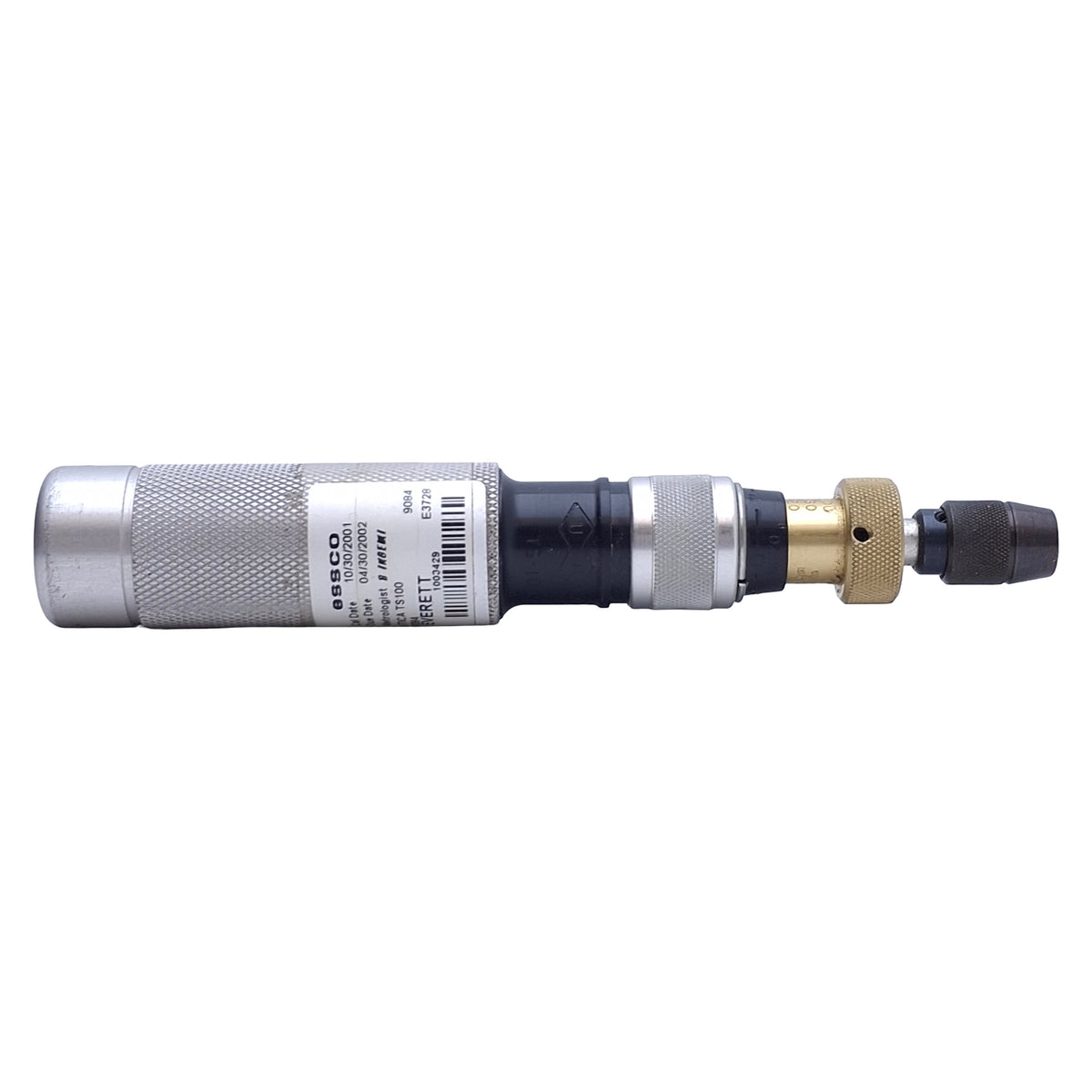 Used Utica TS-100 Adjustable Torque Limiting Screwdriver 20-100in-oz *Incomplete Set*