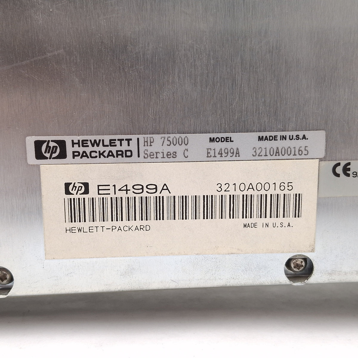 Used HP E1499A 75000 V/382 VXI Controller, 2-Slot C-Size, 32MB RAM, 1024x768 @ 75Hz
