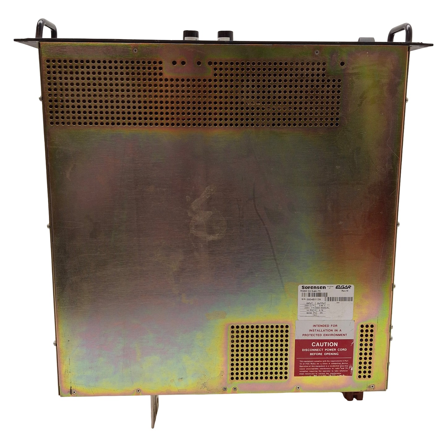 Used Sorensen DCS40-75 Programmable DC Power Supply, 3kW 0-40VDC 0-75A Output