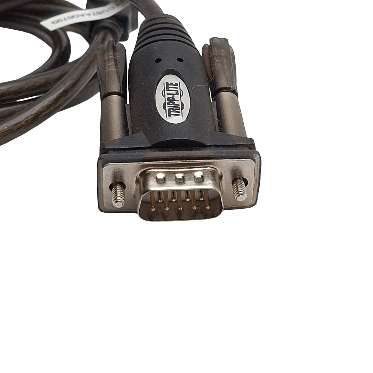 Used Lot of 2 Tripp Lite / Eaton U209-000-R Serial Adapter Cable, 5ft, USB-A to DB-9M