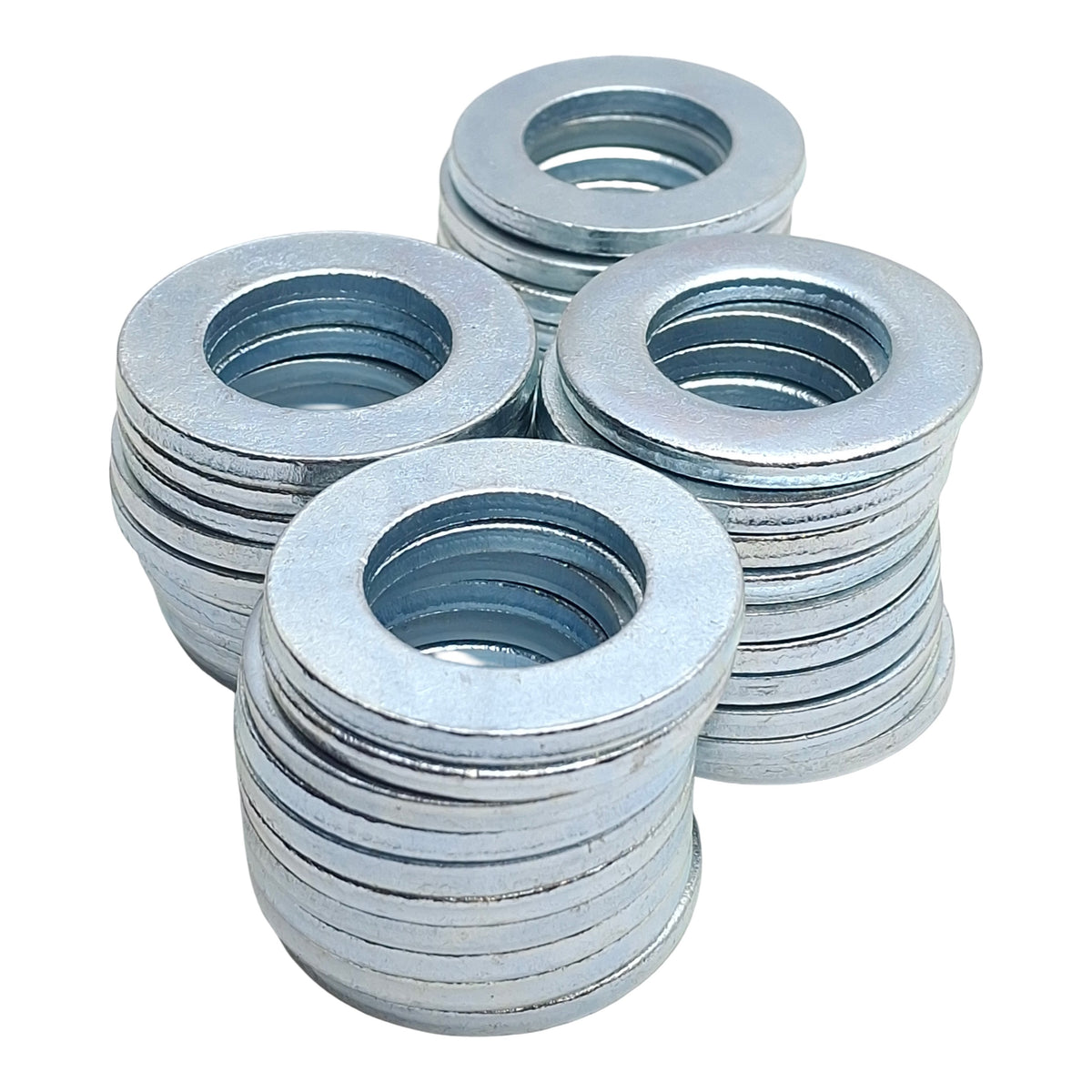 New – Open box Lot of 38 Generic Zinc Plated Steel Washers, For M24 Screw, 25mm ID x 44mm OD