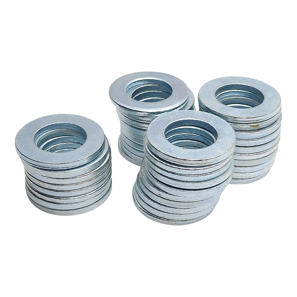 New – Open box Lot of 38 Generic Zinc Plated Steel Washers, For M24 Screw, 25mm ID x 44mm OD
