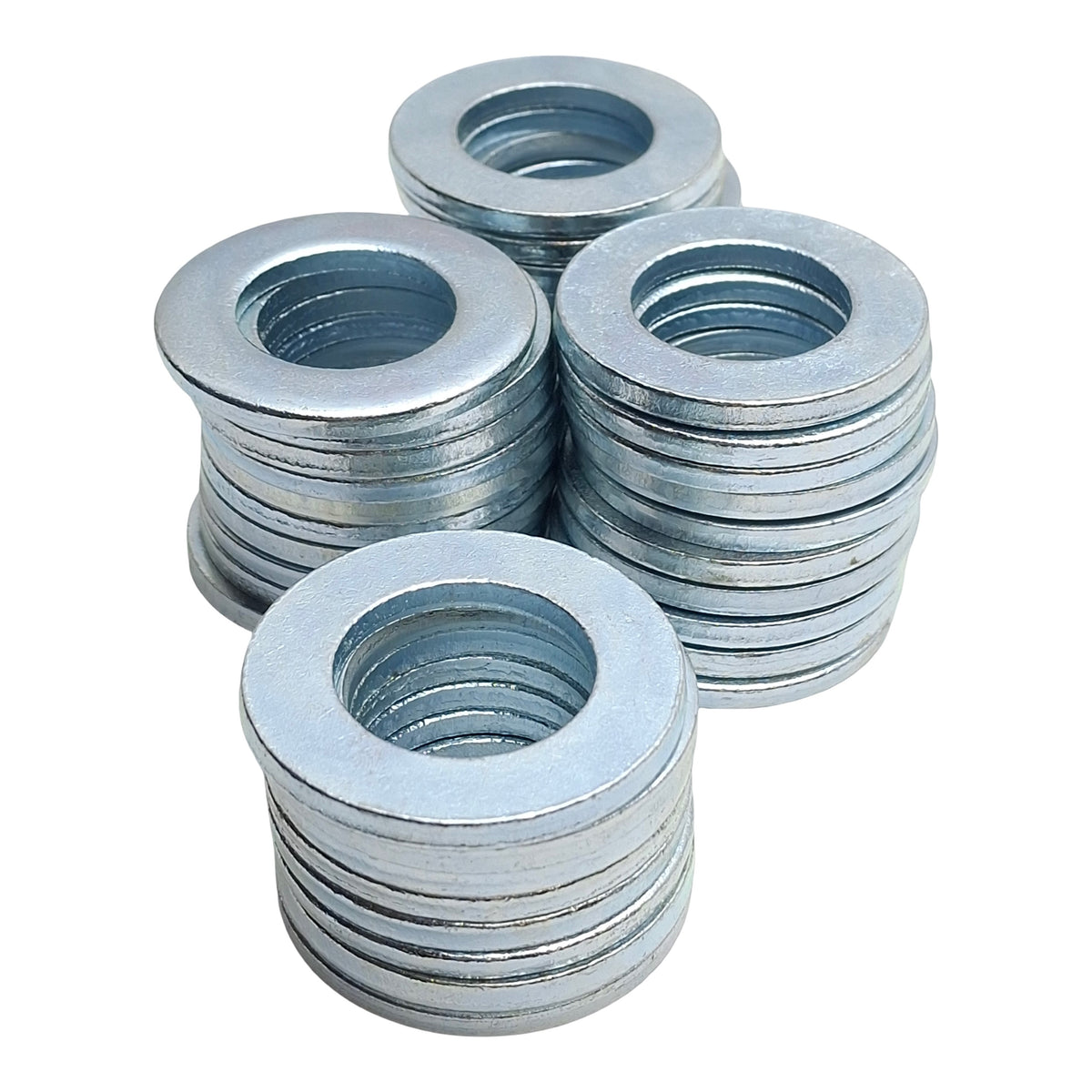 New – Open box Lot of 38 Generic Zinc Plated Steel Washers, For M24 Screw, 25mm ID x 44mm OD