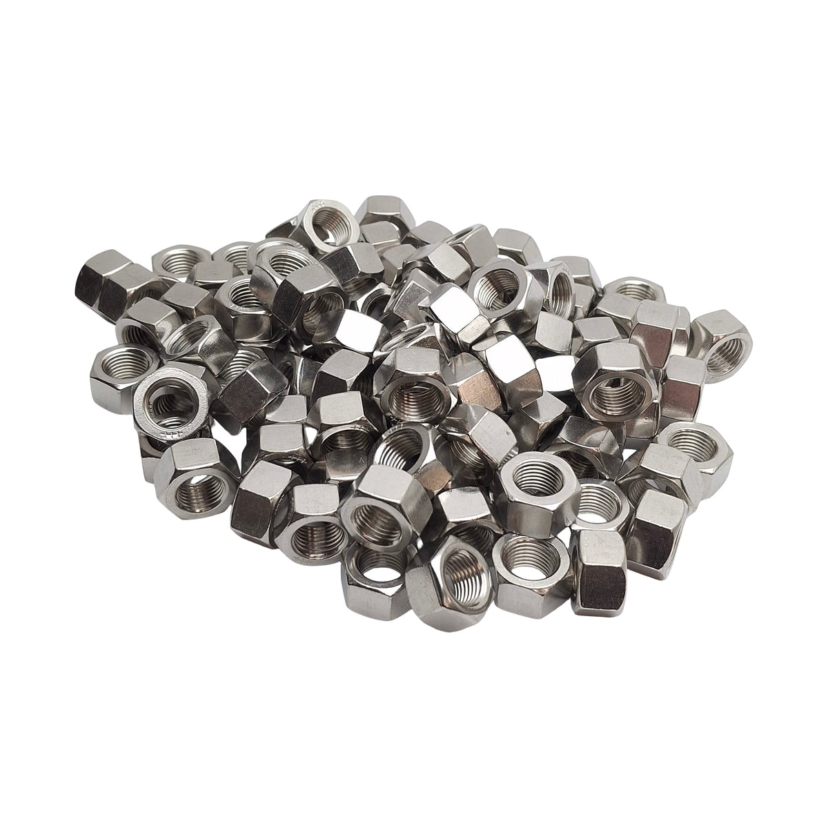 New – Open box Lot of 99 American Fasteners HHN-050-SS304 Stainless Steel Hex Nut, 1/2-20UNF