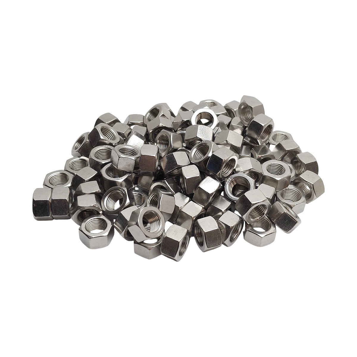 New – Open box Lot of 99 American Fasteners HHN-050-SS304 Stainless Steel Hex Nut, 1/2-20UNF