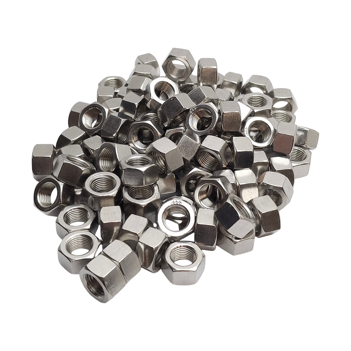 New – Open box Lot of 99 American Fasteners HHN-050-SS304 Stainless Steel Hex Nut, 1/2-20UNF