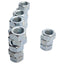 New – Open box Lot of 23 Generic Zinc Plated Steel Hex Nuts, M20x1.5 Threaded, 16mm Height