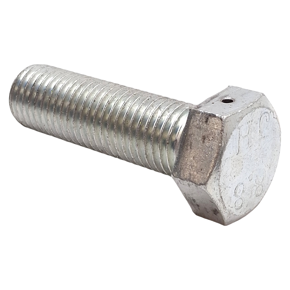 New Lot of 4 Strong Source Drilled Hex Head Bolt, M24-3.0 x 80mm, Zinc-Plated, 8.8