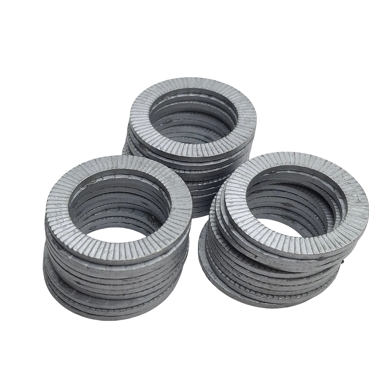 New – Open box Lot of 15 Nord-Lock NL20 1542 Steel Wedge Locking Washer, Glued, ø20mm x 30mm OD
