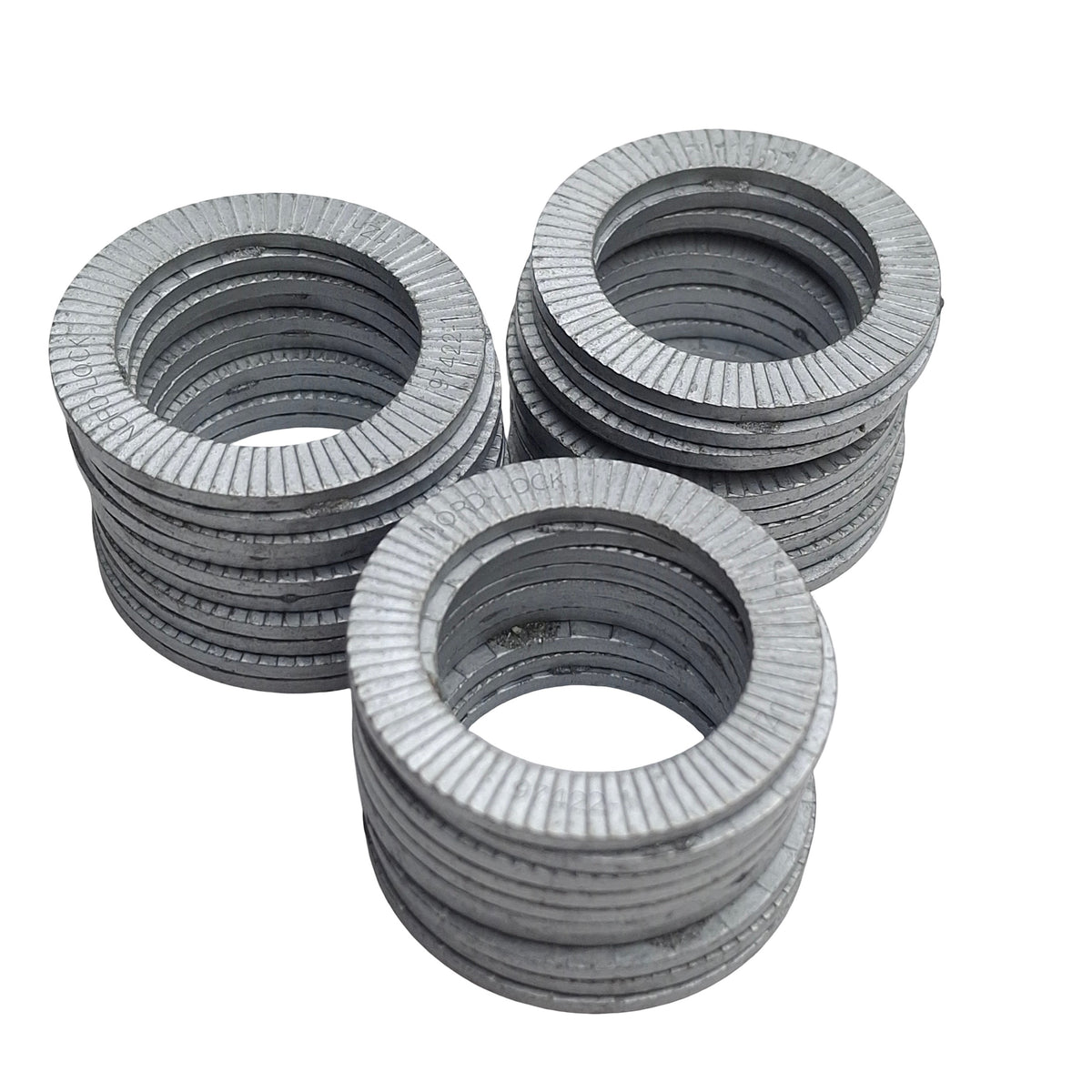 New – Open box Lot of 15 Nord-Lock NL20 1542 Steel Wedge Locking Washer, Glued, ø20mm x 30mm OD