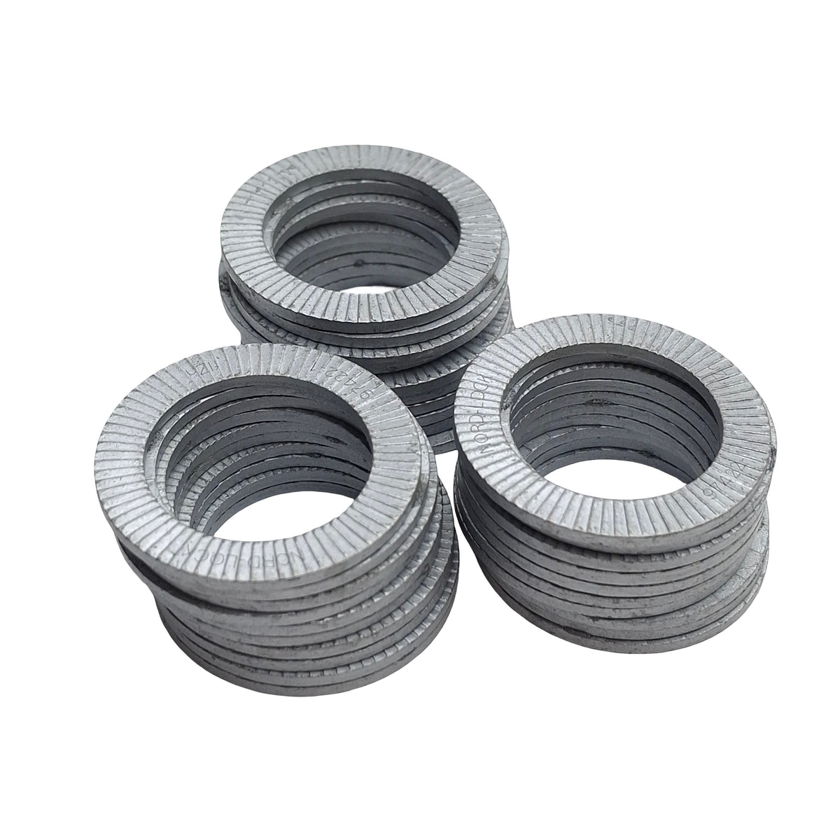 New – Open box Lot of 15 Nord-Lock NL20 1542 Steel Wedge Locking Washer, Glued, ø20mm x 30mm OD
