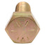 New Lot of 2 Zinc Yellow Chromate Plated Steel Hex Head Screw, 1-1/4in-12 x 3.5in