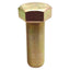 New Lot of 2 Zinc Yellow Chromate Plated Steel Hex Head Screw, 1-1/4in-12 x 3.5in