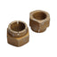 New – Open box Lot of 2 ESNA 41NW-164 Heavy Hex Slotted Beam Metal Locknut, 1"-14UNS