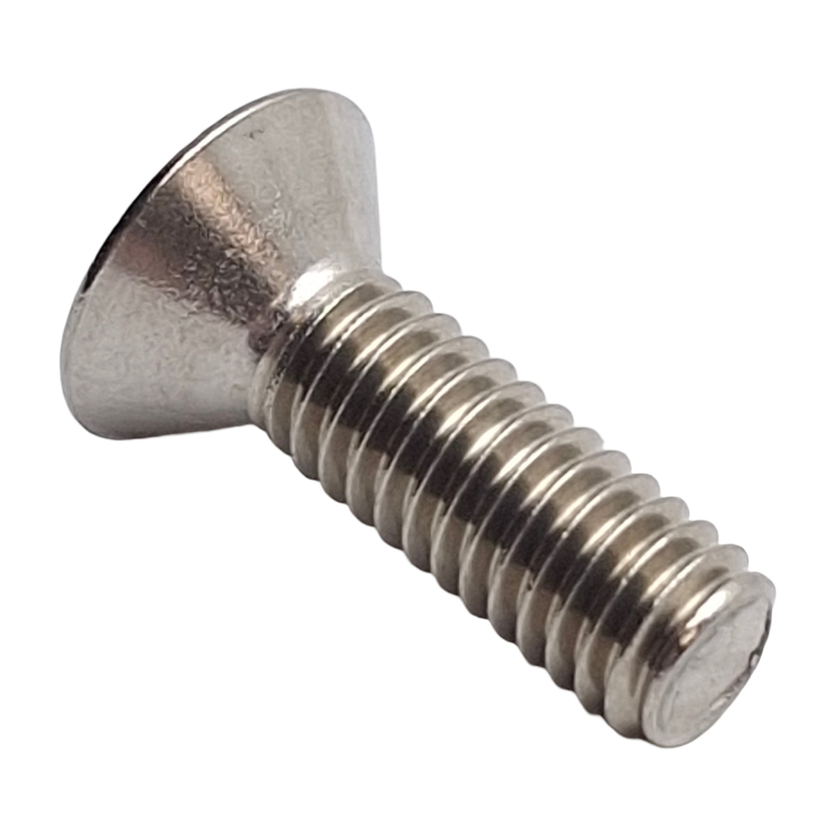 New – Open box Lot of 100 Flat Head Capped Screws Stainless Steel, 5/16in Diameter x 1in Length