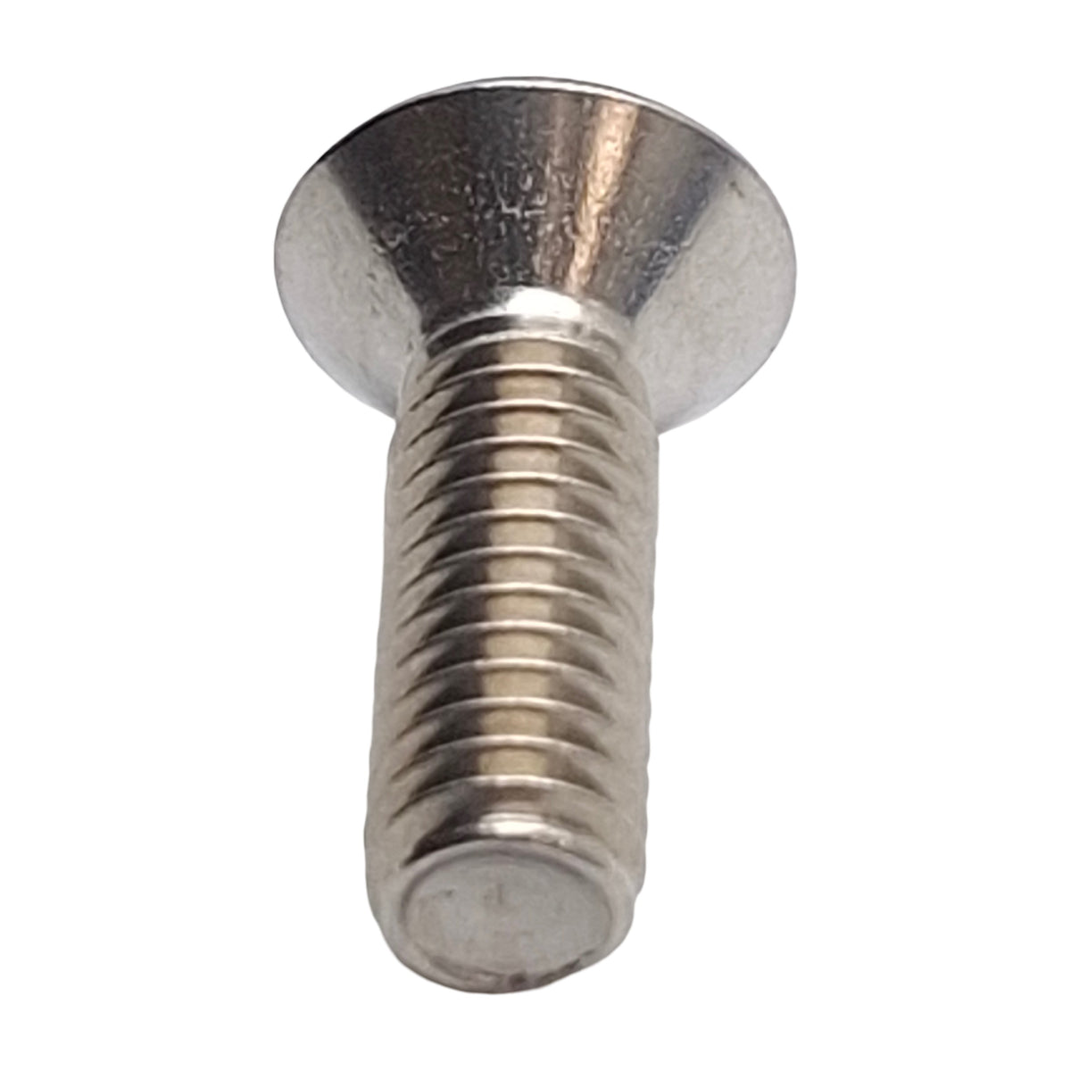 New – Open box Lot of 100 Flat Head Capped Screws Stainless Steel, 5/16in Diameter x 1in Length
