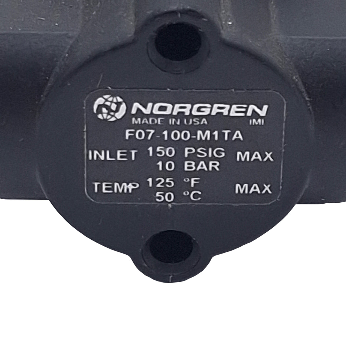 Used Norgren F07-100-M1TA Pneumatic Filter, 1/8in PTF, 150psi Max, 5µm, 19scfm