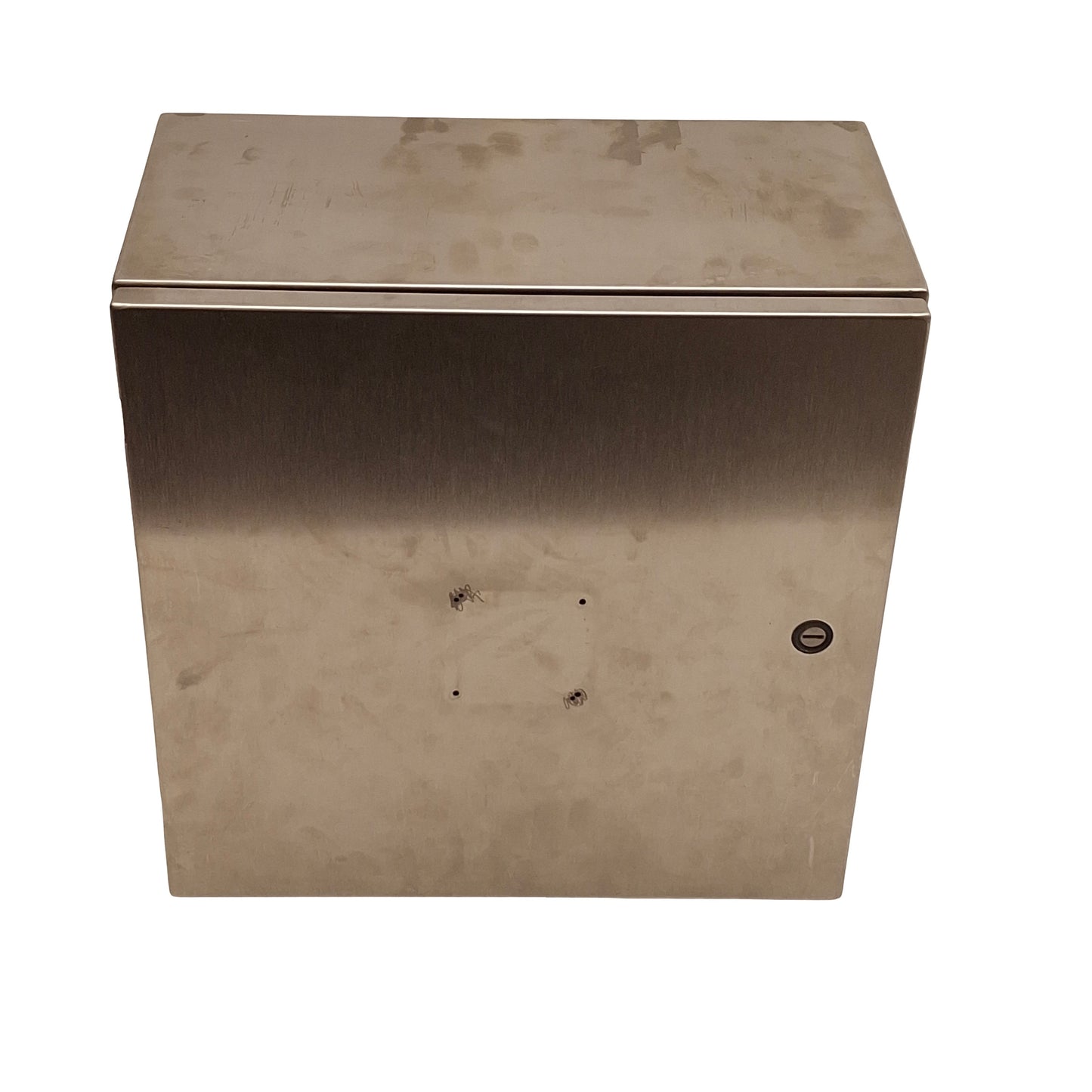 Used Nvent Hoffman CSD1618SS Turn-Latch Stainless Enclosure, 16x16x8in *Holes*
