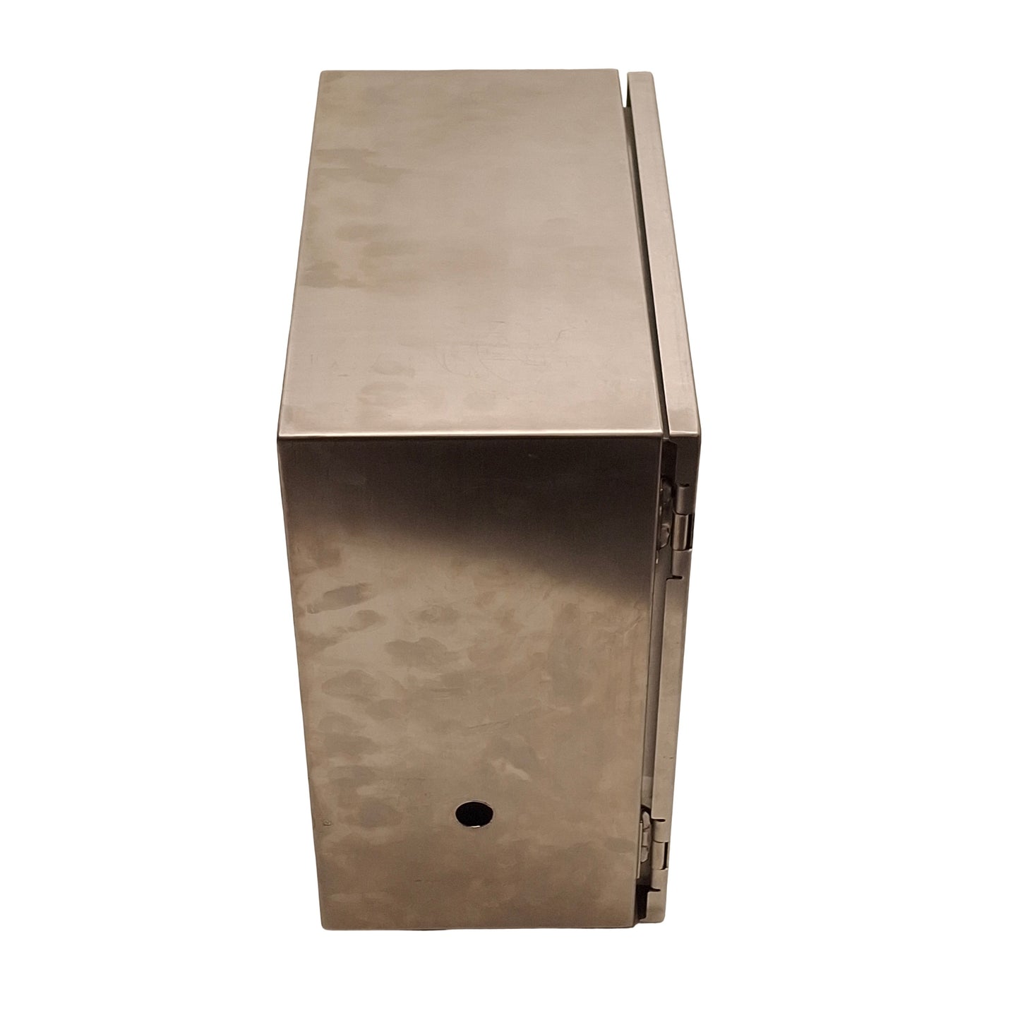 Used Nvent Hoffman CSD1618SS Turn-Latch Stainless Enclosure, 16x16x8in *Holes*