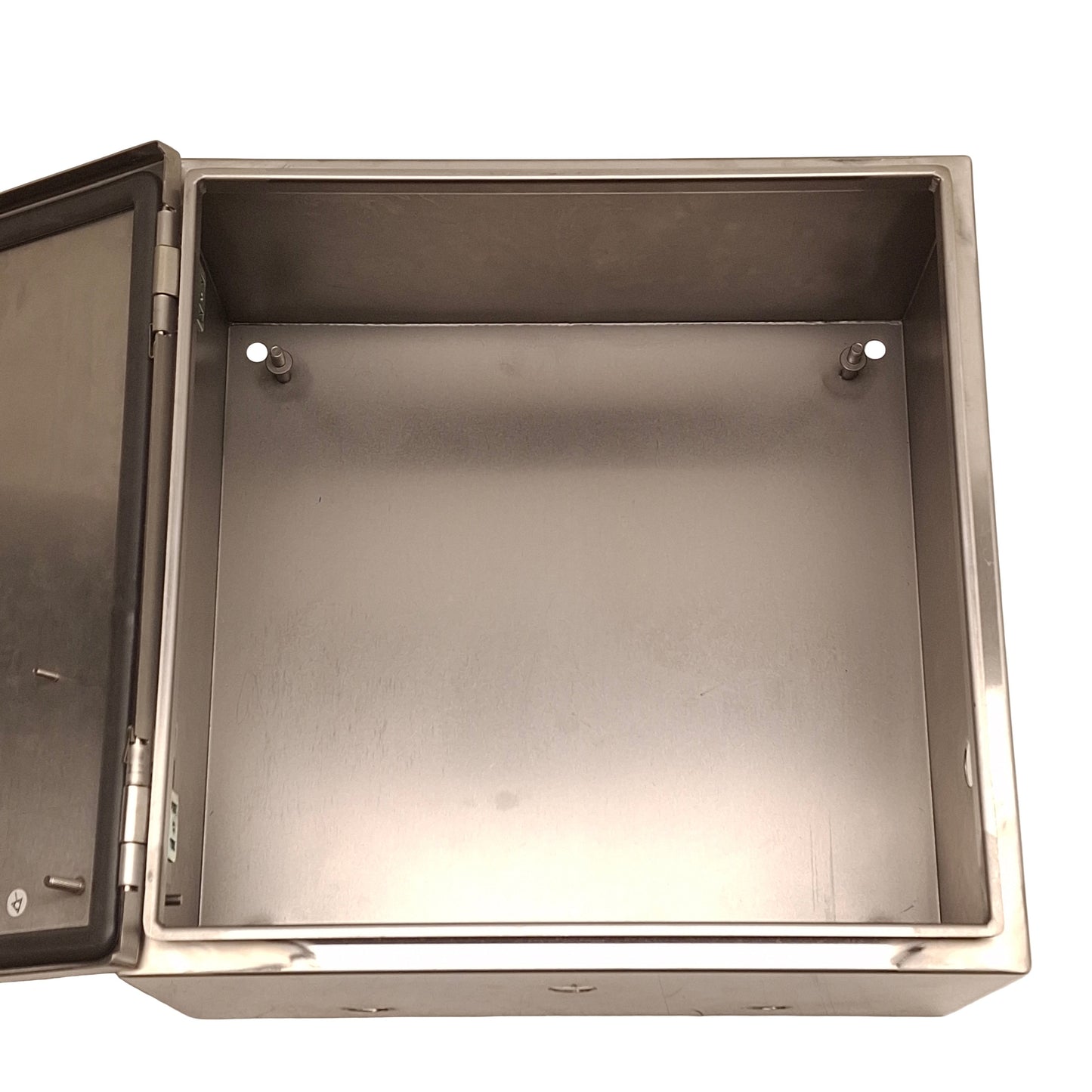 Used Nvent Hoffman CSD1618SS Turn-Latch Stainless Enclosure, 16x16x8in *Holes*