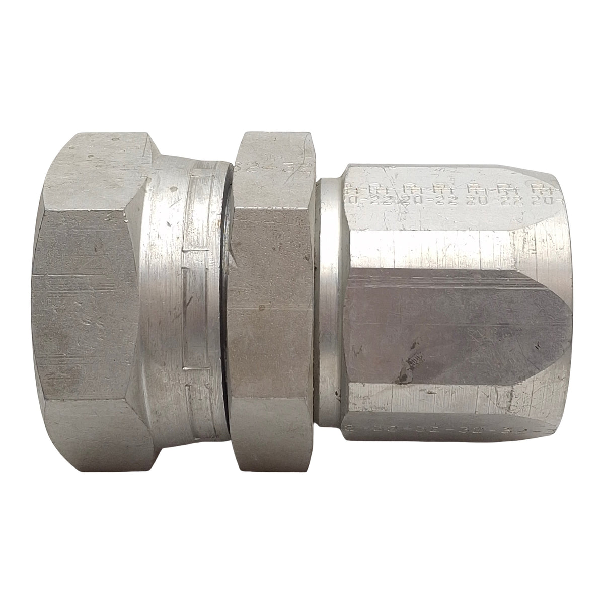 Used Parker 20622-20-22 Hydraulic Fitting, 22 Series, -20 Hose to -22 Flared Port